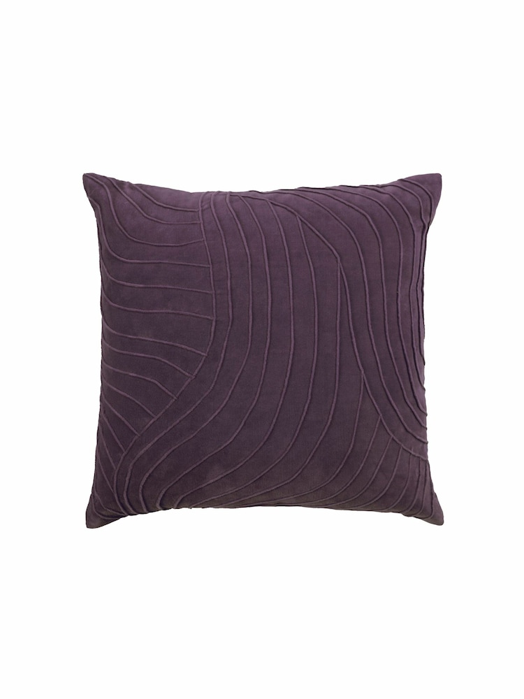 Voyage Plum Waterfall Abstract Cushion - Image 2 of 4 Voyage Plum Waterfall Abstract Cushion - Image 2 of 4