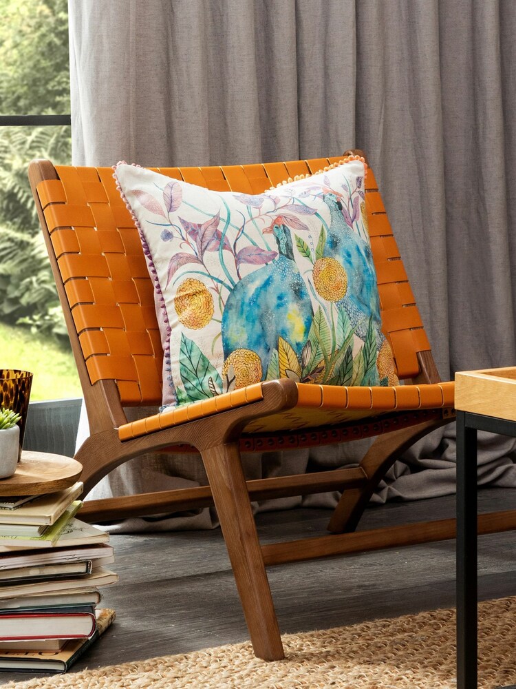 Voyage Linen Tilda and Faye Animal Loop Edge Cushion - Image 1 of 4
