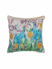 Voyage Linen Tilda and Faye Animal Loop Edge Cushion - Image 2 of 4
