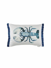 Voyage Cobalt Gerroa Animal Loop Edge Cushion - Image 2 of 4