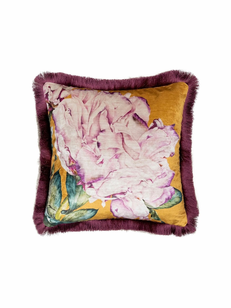Voyage Harvest Parcevall Geometric Piped Cushion - Image 2 of 4
