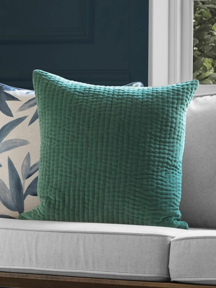 Voyage Seafoam Haze Plain Cushion - Image 1 of 4