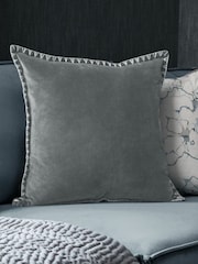 Voyage Steel Stitch Plain Blanket Stitched Cushion - Image 1 of 4
