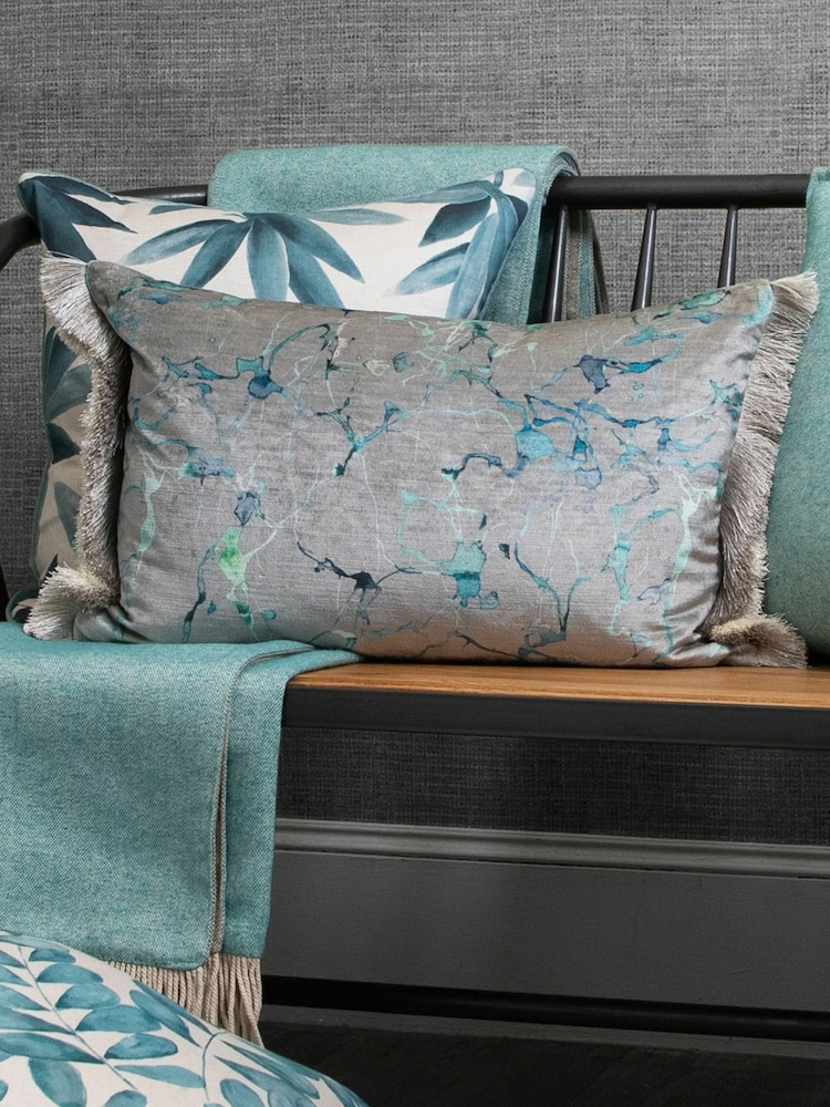 Voyage Ocean Carrara Abstract Piped Cushion - Image 1 of 4