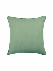 Voyage Mint Green 50 x 50cm Rainfall Textured Pleated Cushion - Image 3 of 4