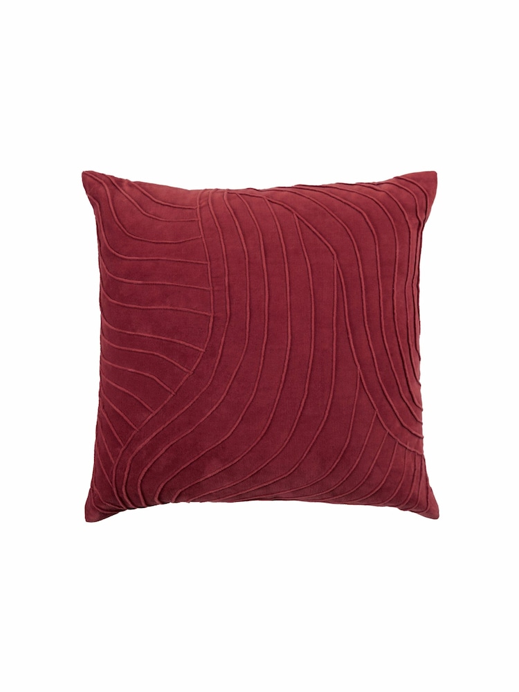 Voyage Pomegranate Waterfall Abstract Cushion - Image 2 of 4