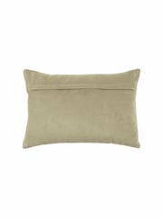 Voyage Quartz Cream 40 x 60cm Haze Velvet Cushion - Image 3 of 4
