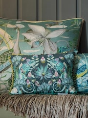 Voyage Emerald Osawi Animal Pom-Pom Cushion - Image 1 of 4