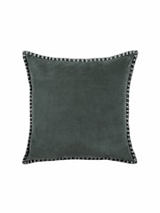 Voyage Storm Stitch Plain Blanket Stitched Cushion - Image 2 of 4