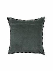 Voyage Storm Stitch Plain Blanket Stitched Cushion - Image 3 of 4