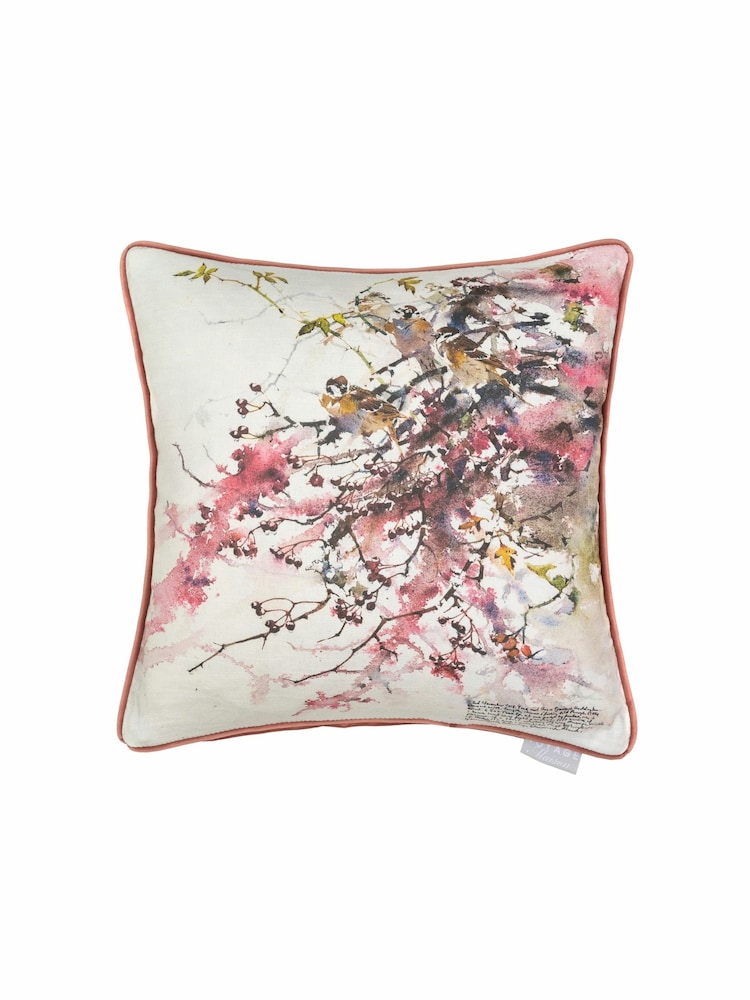 Voyage Blossom Brushwood Floral Animal Piped Cushion - Image 2 of 4 Voyage Blossom Brushwood Floral Animal Piped Cushion - Image 2 of 4