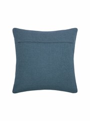 Voyage Bluebell Betel Floral 100% Cotton Cushion - Image 3 of 4