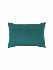 Voyage Ocean Blue 40 x 60cm Haze Velvet Cushion - Image 3 of 4