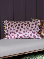 Voyage Amethyst Nada Abstract Pom-Pom Cushion - Image 1 of 4