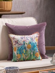 Voyage Linen Tilda and Faye Animal Loop Edge Cushion - Image 1 of 4