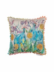 Voyage Linen Tilda and Faye Animal Loop Edge Cushion - Image 2 of 4