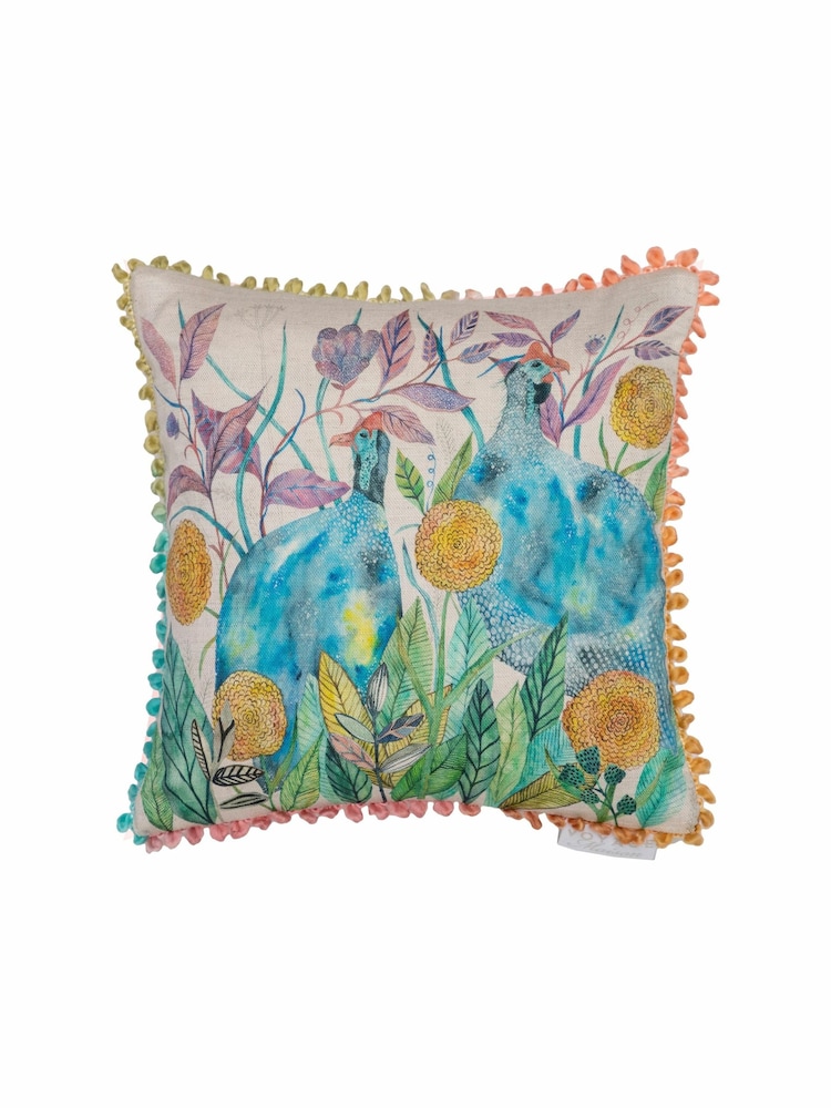 Voyage Linen Tilda and Faye Animal Loop Edge Cushion - Image 2 of 4
