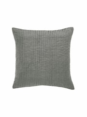 Voyage Steel Grey 50 x 50cm Haze Velvet Cushion - Image 2 of 4