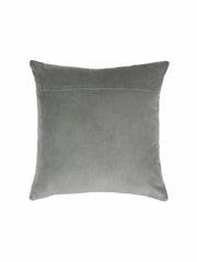 Voyage Steel Grey 50 x 50cm Haze Velvet Cushion - Image 3 of 4