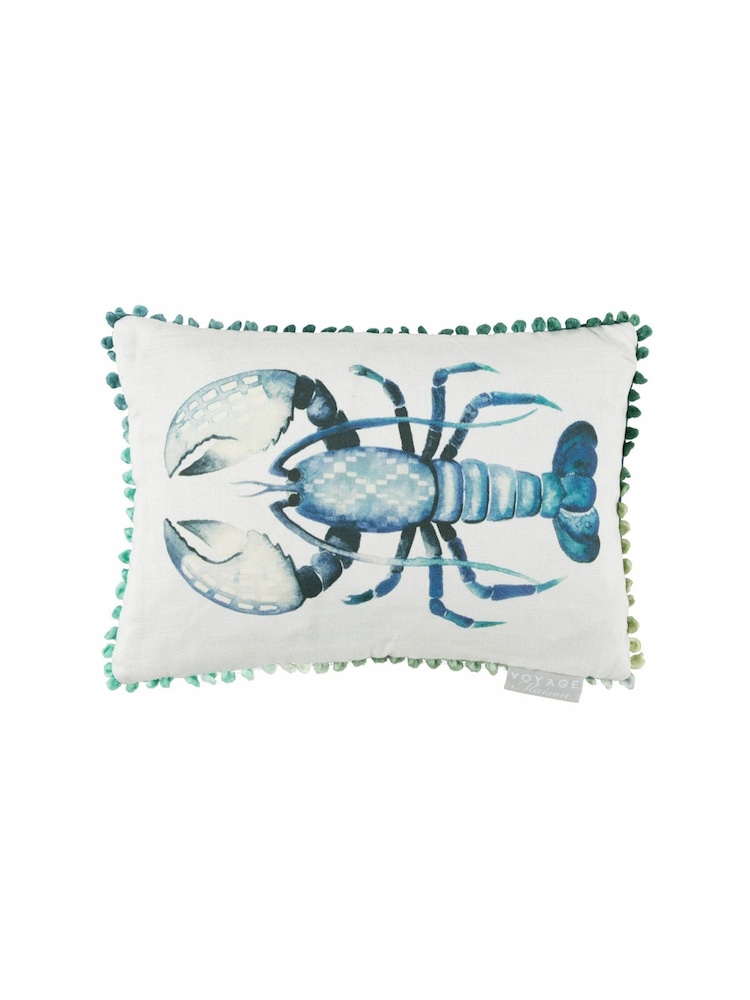 Voyage Cobalt Gerroa Animal Loop Edge Cushion - Image 2 of 4