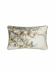 Voyage Olive Hawthorn Floral Piped Cushion - Image 2 of 4