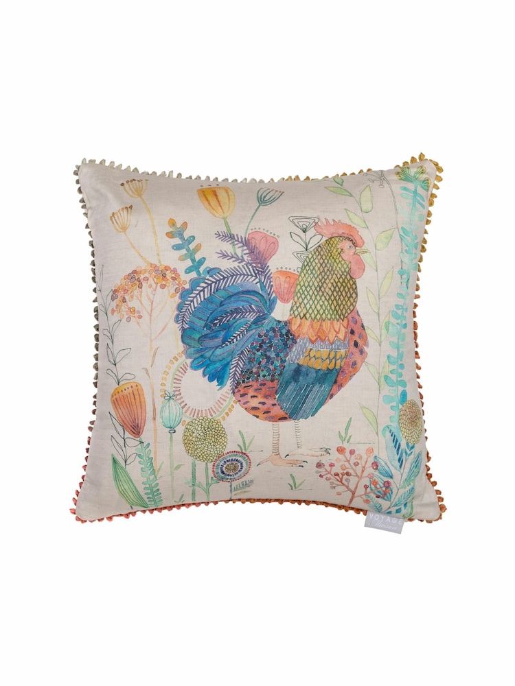 Voyage Linen Tobias Animal Loop Edge Cushion - Image 2 of 4