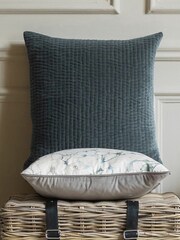 Voyage Storm Grey 50 x 50cm Haze Velvet Cushion - Image 1 of 4
