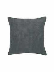 Voyage Storm Grey 50 x 50cm Haze Velvet Cushion - Image 2 of 4