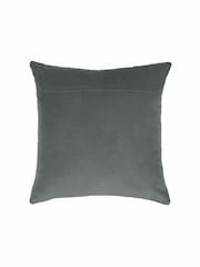 Voyage Storm Grey 50 x 50cm Haze Velvet Cushion - Image 3 of 4