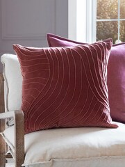 Voyage Persimmon Waterfall Abstract Cushion - Image 1 of 4