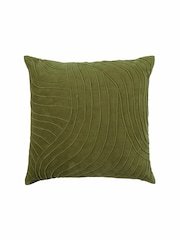 Voyage Sage Waterfall Abstract Cushion - Image 2 of 4