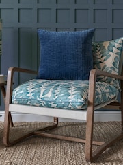 Voyage Bluebell 50 x 50cm Haze Velvet Cushion - Image 1 of 4