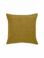Voyage Mustard Yellow 50 x 50cm Haze Velvet Cushion - Image 2 of 4