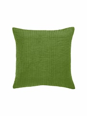 Voyage Grass Green 50 x 50cm Haze Velvet Cushion - Image 2 of 4