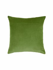 Voyage Grass Green 50 x 50cm Haze Velvet Cushion - Image 3 of 4
