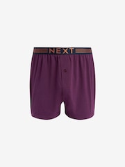 Rich Purple/Bronze Signature Bamboo Boxers 4 Pack - Image 2 of 7