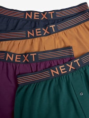 Rich Purple/Bronze Signature Bamboo Boxers 4 Pack - Image 7 of 7