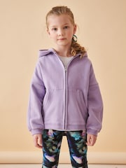 Flieder-Violett - Kapuzenjacke (3–16Jahre) - Bild 1 von 9