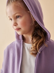 Flieder-Violett - Kapuzenjacke (3–16Jahre) - Bild 5 von 9