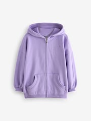 Flieder-Violett - Kapuzenjacke (3–16Jahre) - Bild 7 von 9