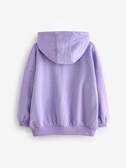Flieder-Violett - Kapuzenjacke (3–16Jahre) - Bild 8 von 9
