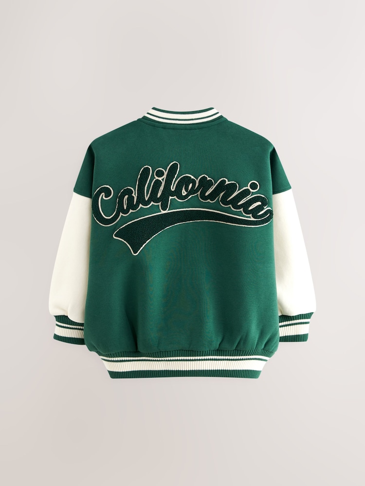 Buy Green Varsity Embroidered Jacket (3-16yrs) from the Next UK