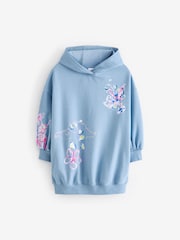 Blue Butterfly Printed Longline Hoodie (3-16yrs) - Image 5 of 7