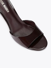 Steve Madden Dark Brown Kendrix Heeled Leather Sandals - Image 5 of 5