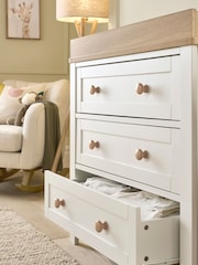 Mamas & Papas WhiteOak 2 Piece Wedmore Nursery Furniture Set - Image 5 of 12