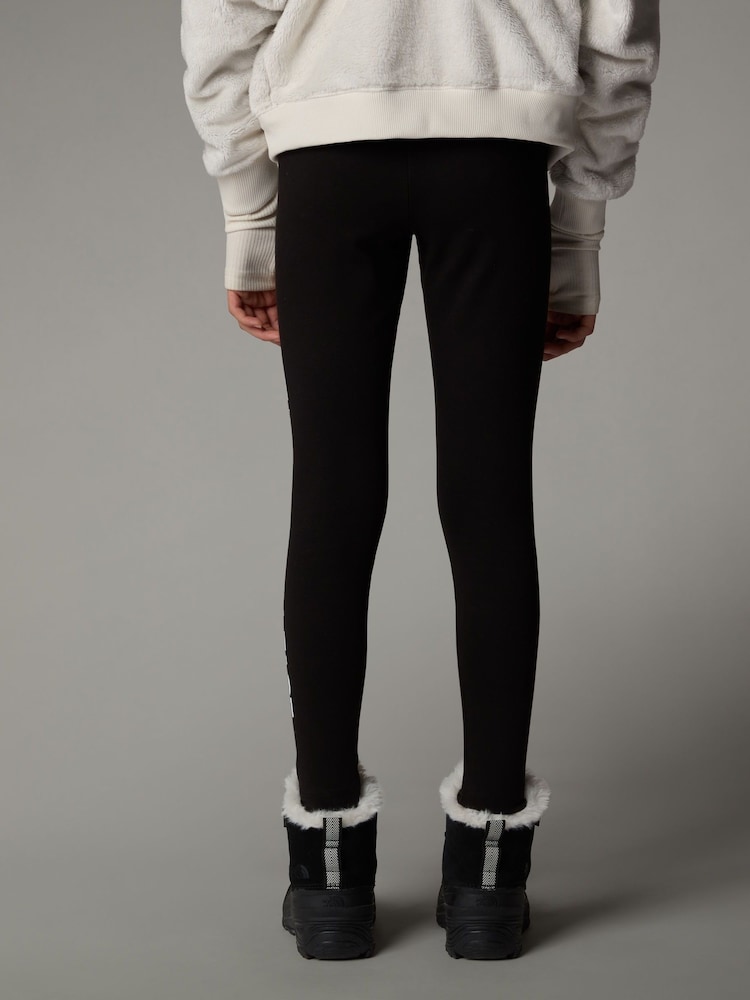 The North Face Black Girls Vertical Graphic Leggings - Image 2 of 5 The North Face Black Girls Vertical Graphic Leggings - Image 2 of 5