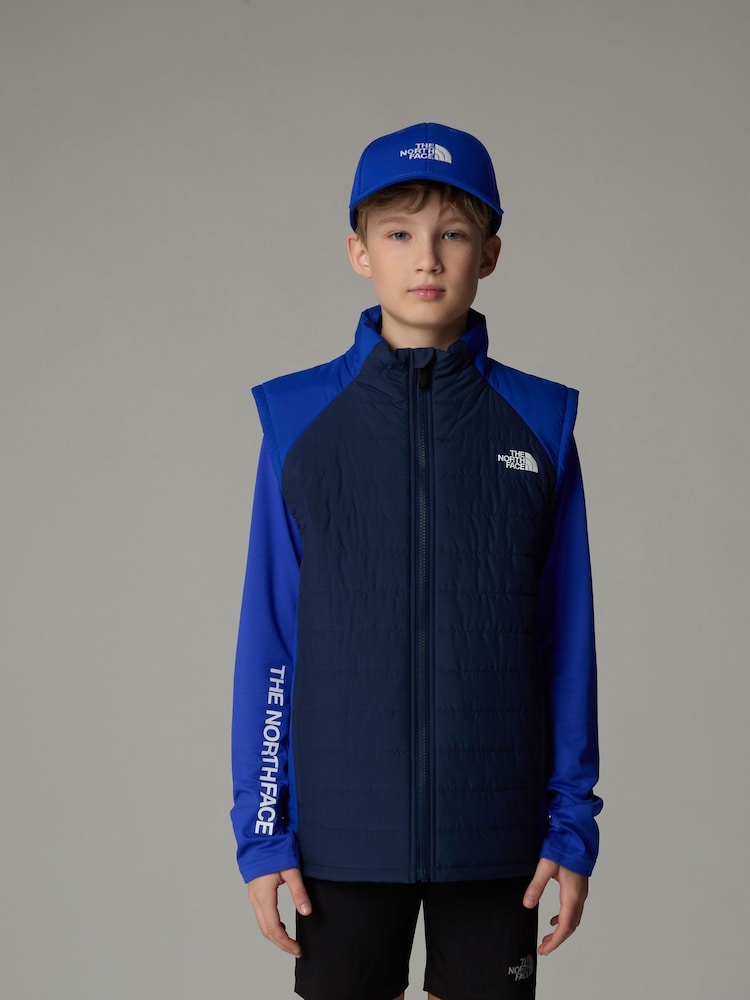 The North Face Blue Boys Never Stop Synthetic Gilet - Image 1 of 4