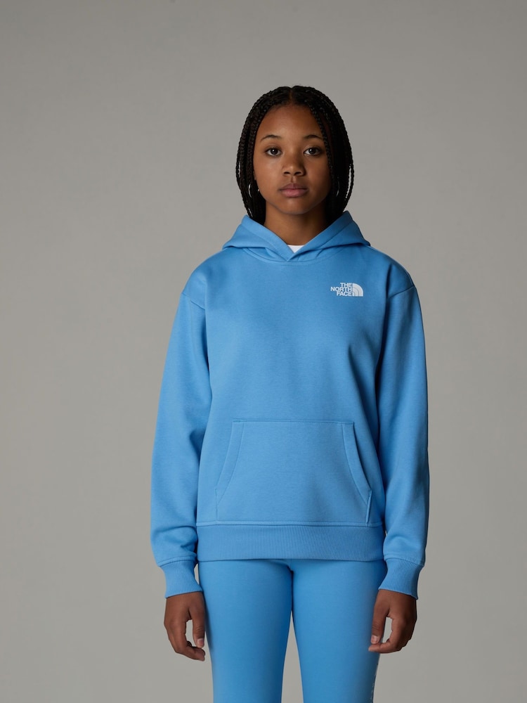 The North Face Blue Girls Vertical Line Hoodie - Image 1 of 5