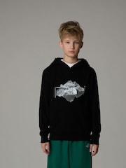 The North Face Black Teen Boys Topographic 100% Cotton Hoodie - Image 1 of 3