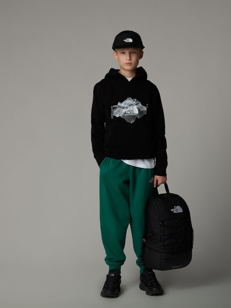 The North Face Black Teen Boys Topographic 100% Cotton Hoodie - Image 2 of 3